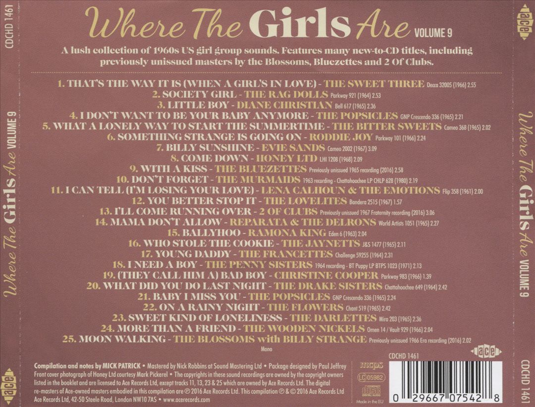Where the Girls Are, Vol. 9 cover art