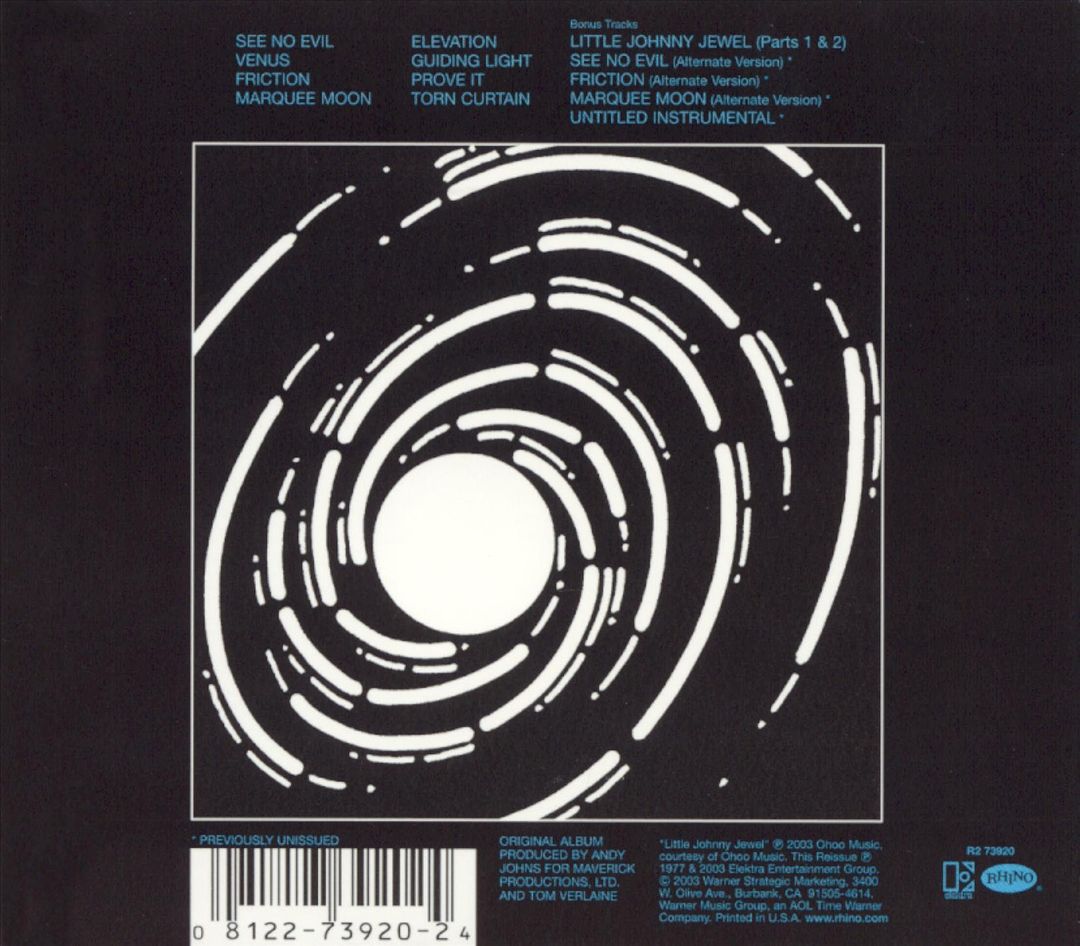 Marquee Moon [Bonus Tracks] cover art