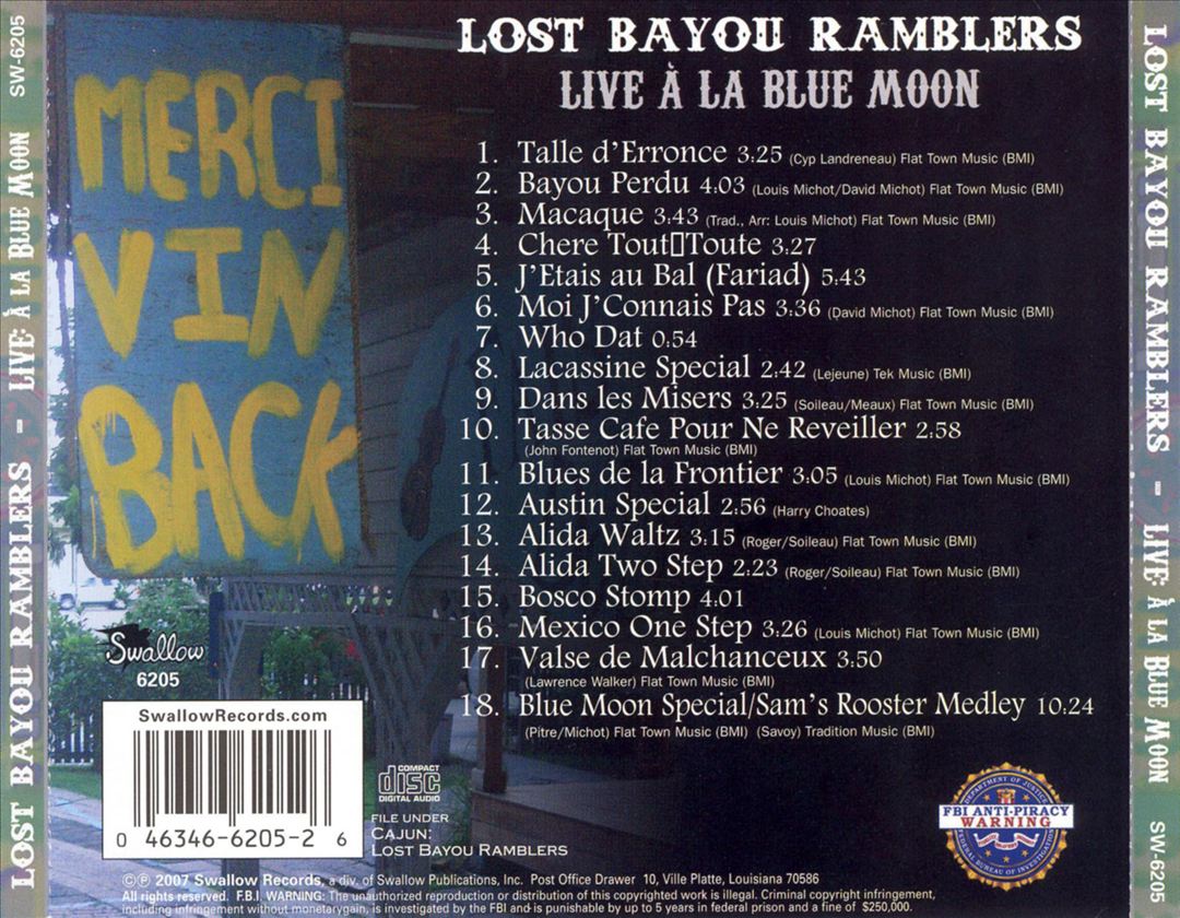 Live A La Blue Moon cover art