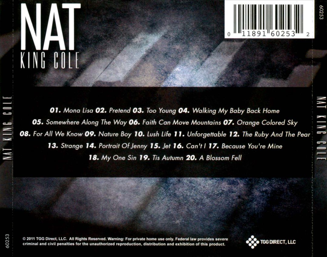 Best of Nat King Cole [TGG Direct] cover art