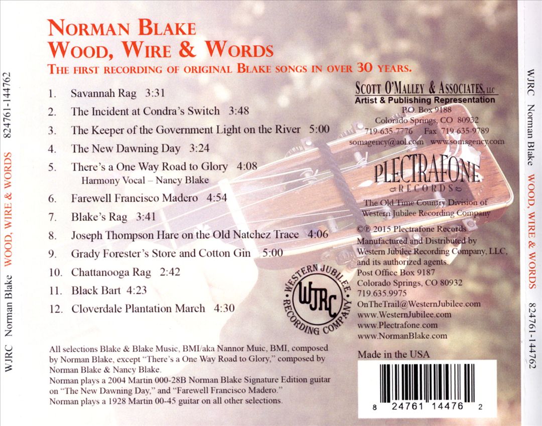 Wood, Wire & Words cover art