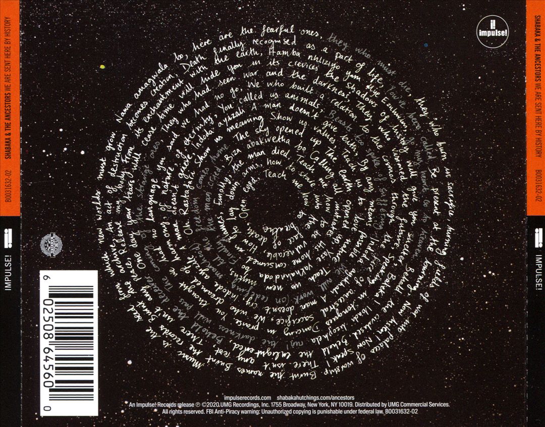 We Are Sent Here by History cover art
