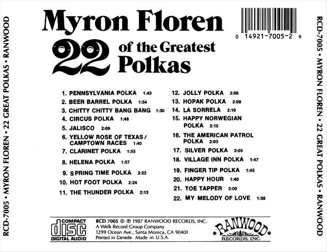 22 Great Polkas cover art