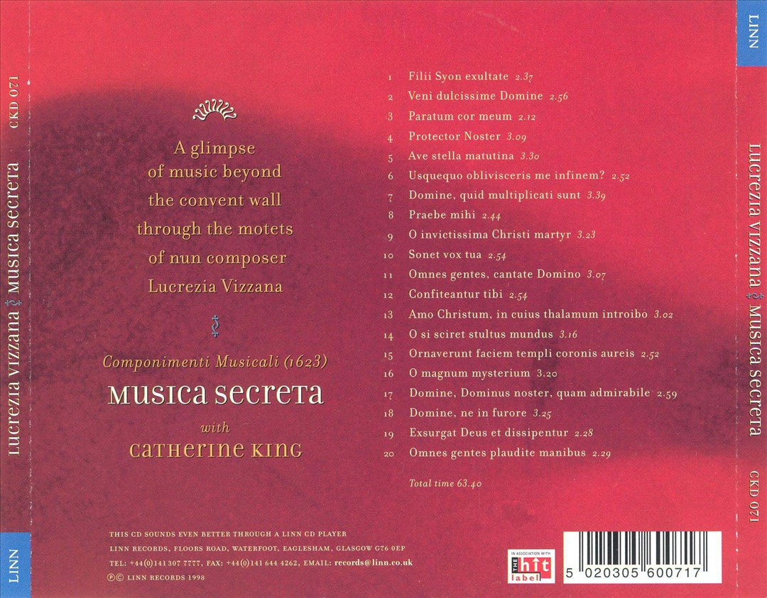 Songs of Ecstasy and Devotion from a 17th Century Italian Convent cover art