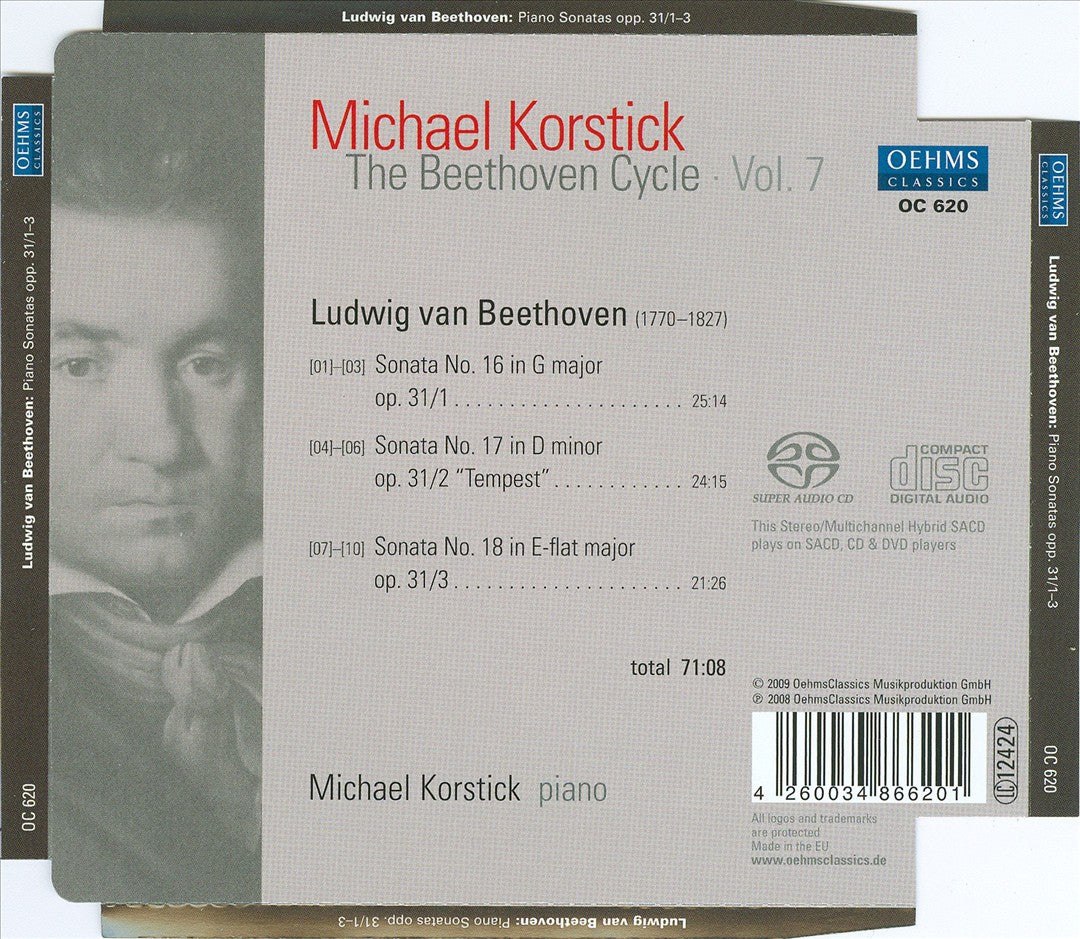 Beethoven: Piano Sonatas, Vol. 7 cover art