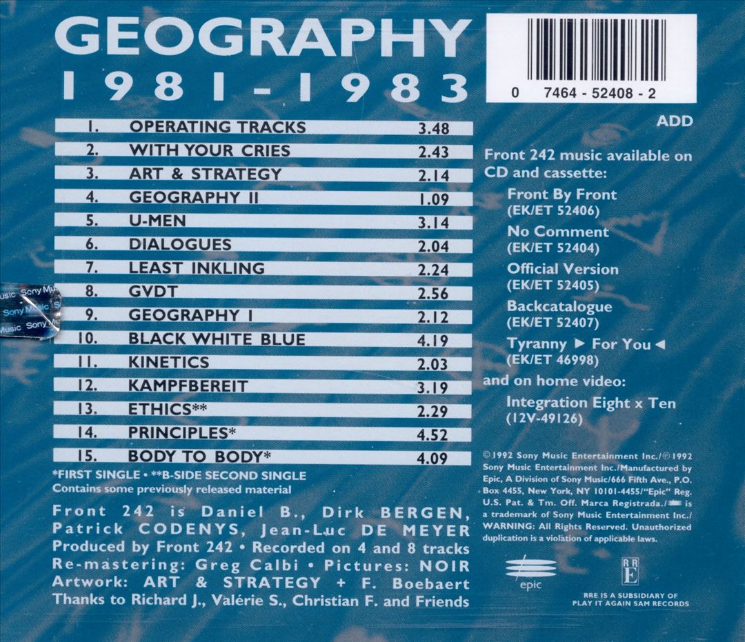 Geography cover art