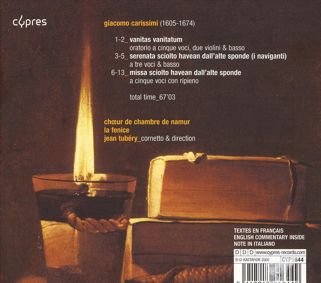 Giacomo Carissimi: Vanitas Vanitatum cover art