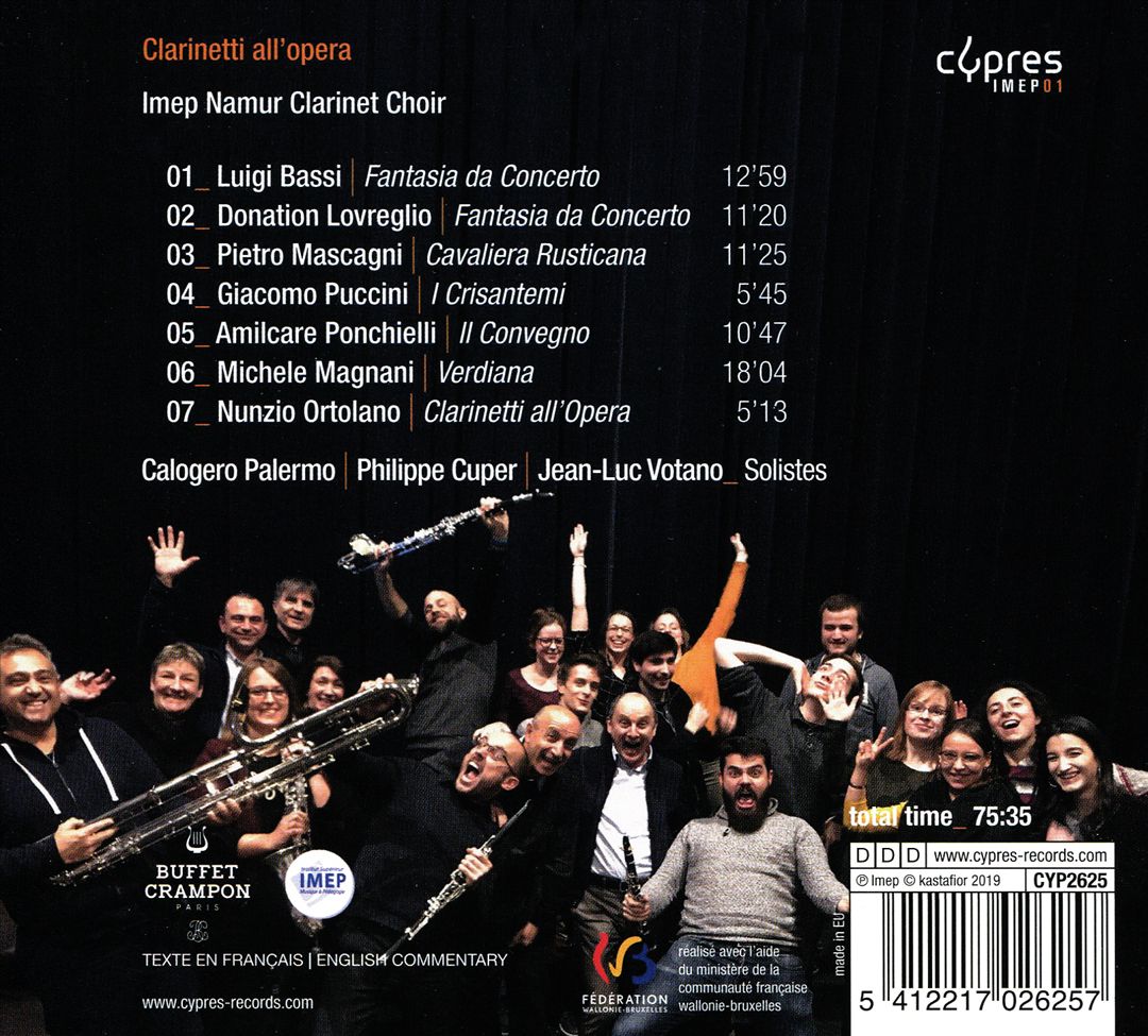 Clarinetti all'opera cover art