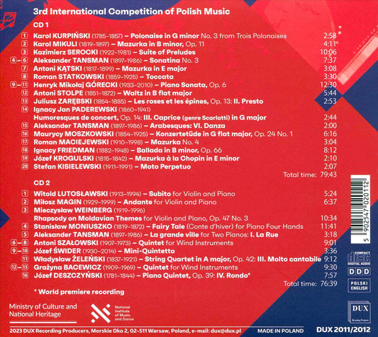 3rd International Competition of Polish Music cover art