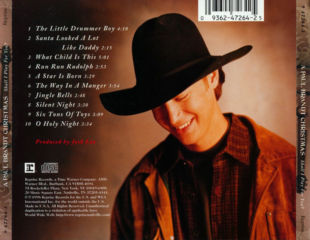 Paul Brandt Christmas: Shall I Play for You cover art