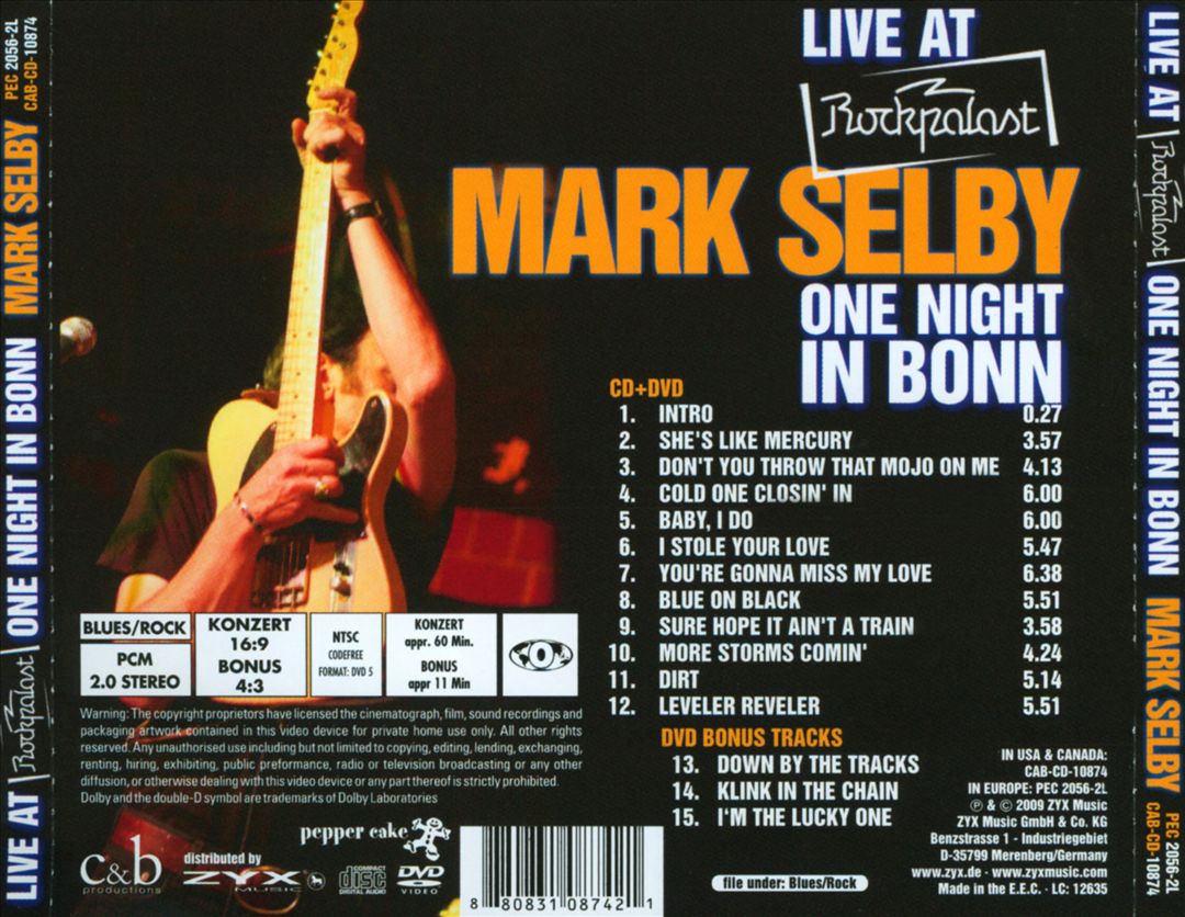 Live at Rockpalast: One Night in Bonn cover art
