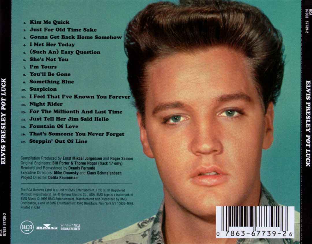 Pot Luck with Elvis cover art