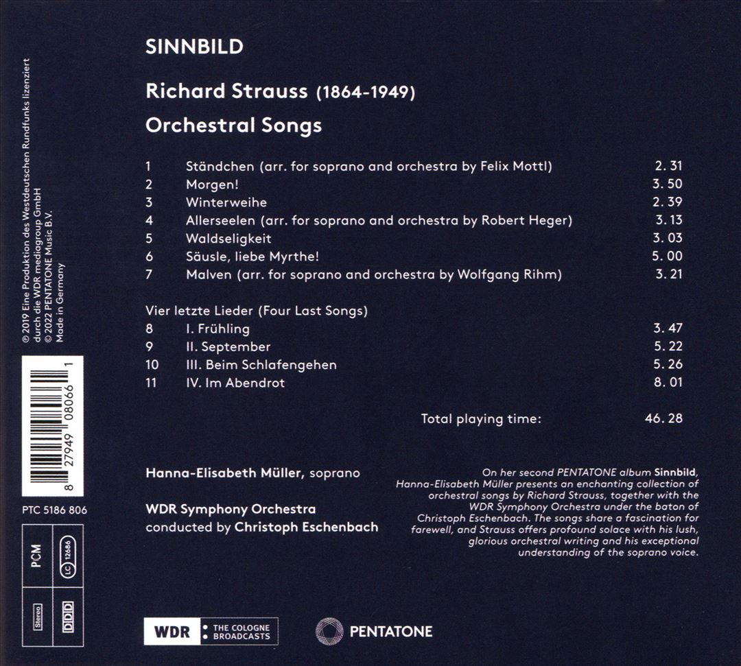 Sinnbild: Strauss Songs cover art