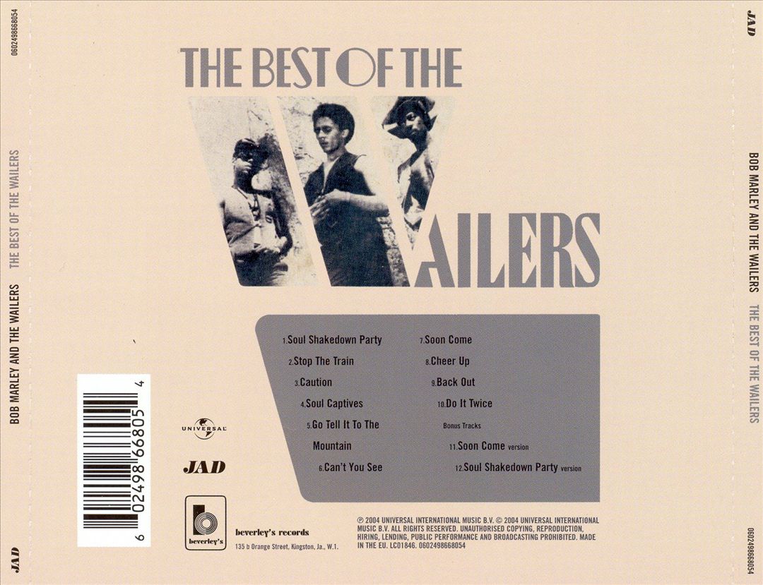 The Best of the Wailers [Bonus Tracks] cover art