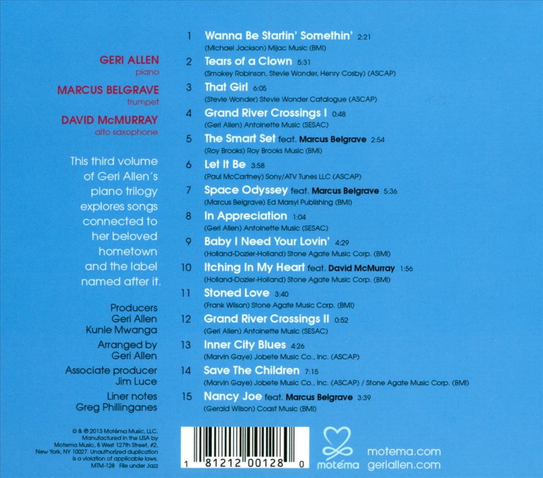 Grand River Crossings: Motown & Motor City Inspirations cover art