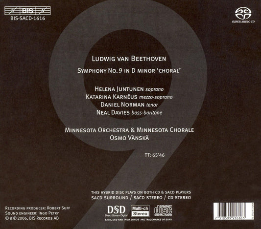 Beethoven: Symphony No. 9  cover art