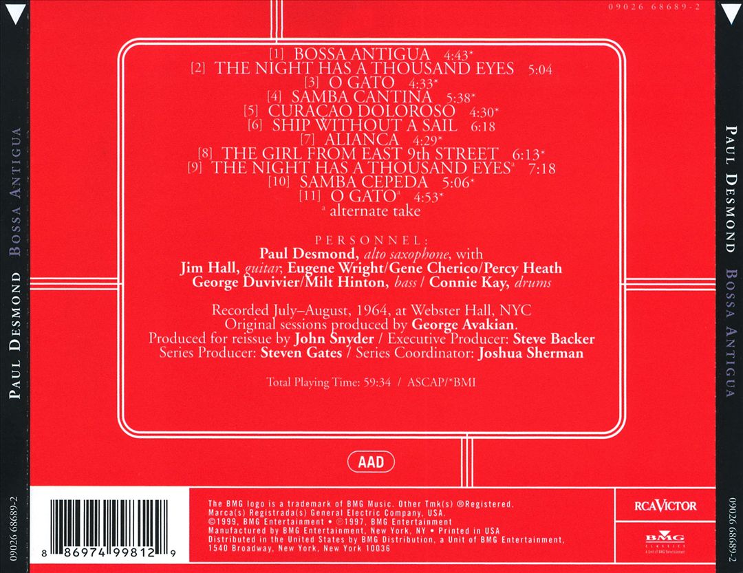 Bossa Antigua cover art