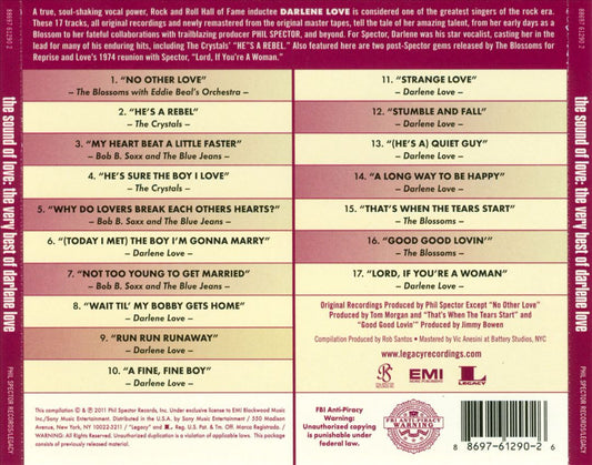 Sound of Love: The Very Best of Darlene Love cover art