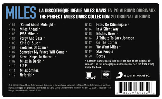 Perfect Miles Davis Collection cover art