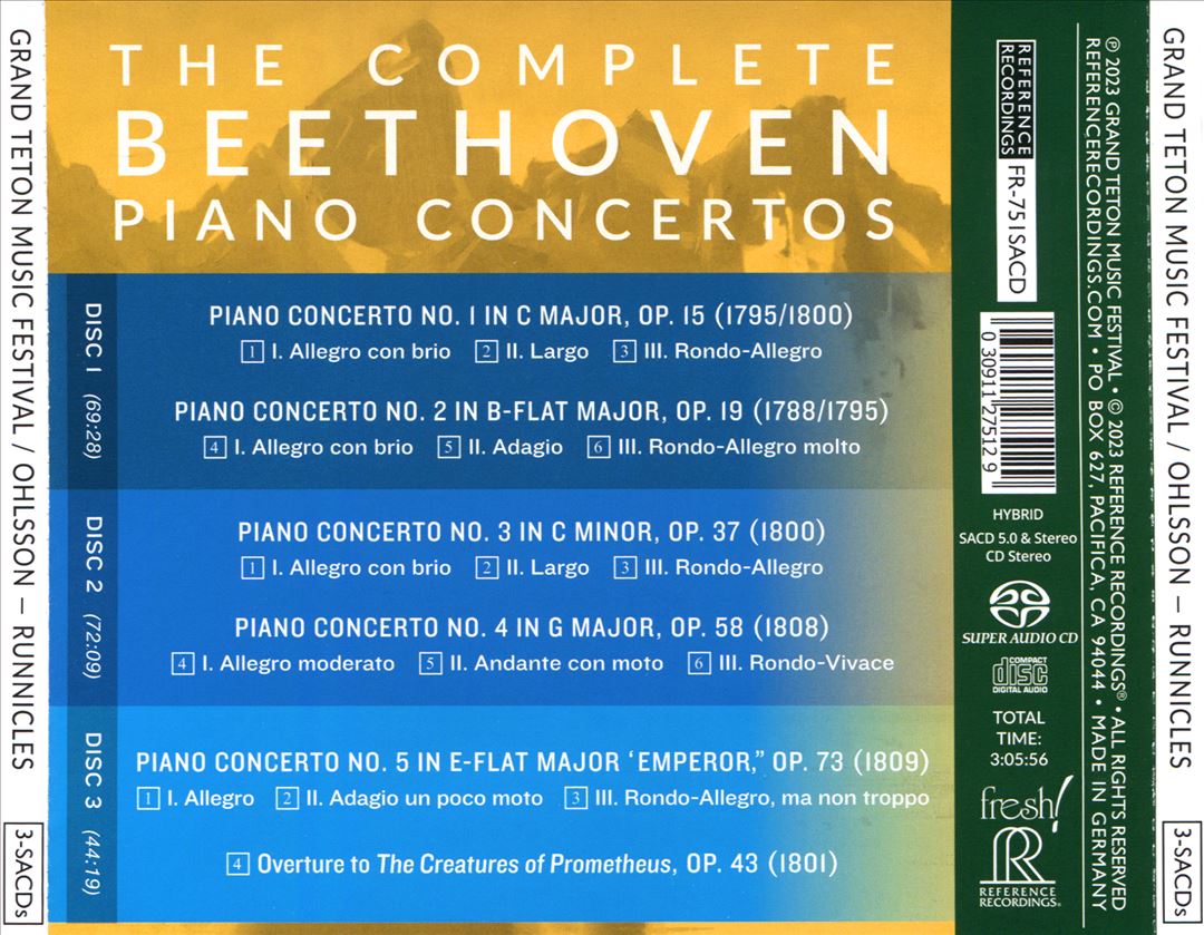 Complete Beethoven Piano Concertos cover art