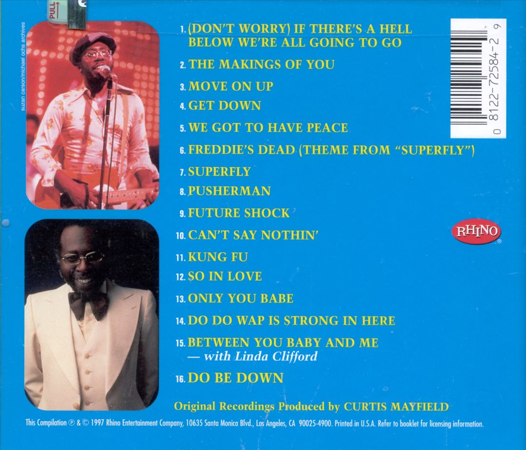 Very Best of Curtis Mayfield [Rhino] cover art