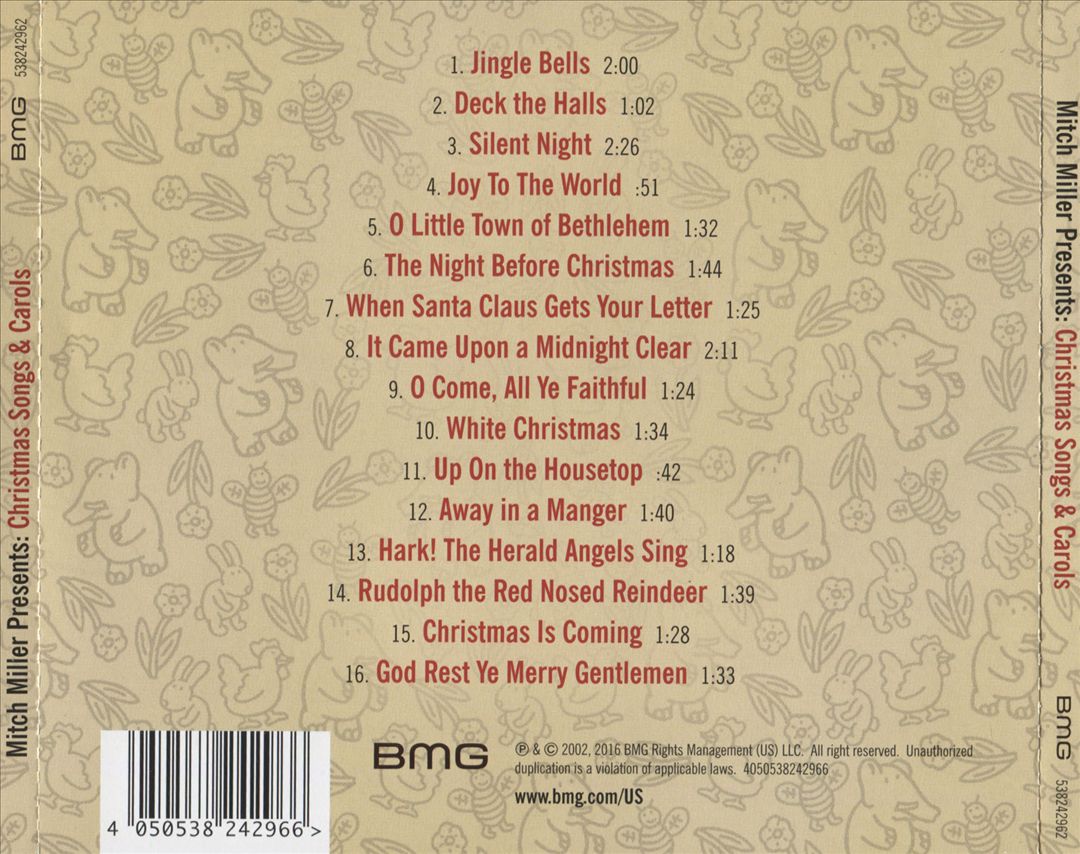 Christmas Songs and Carols cover art