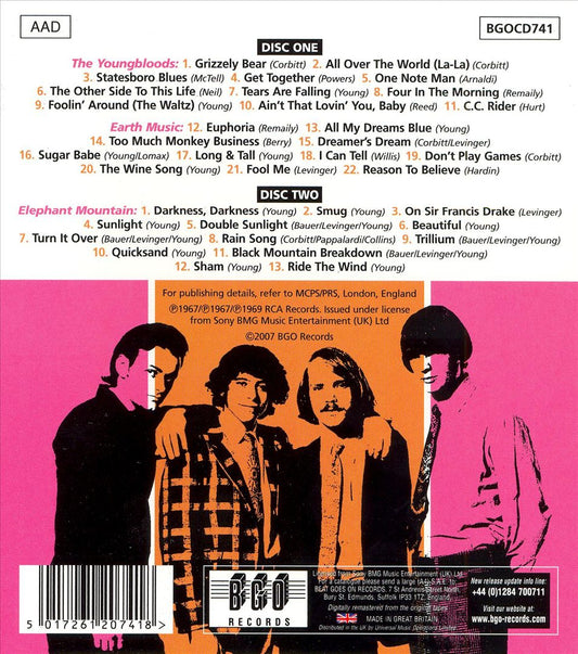 The Youngbloods/Earth Music/Elephant Mountain cover art