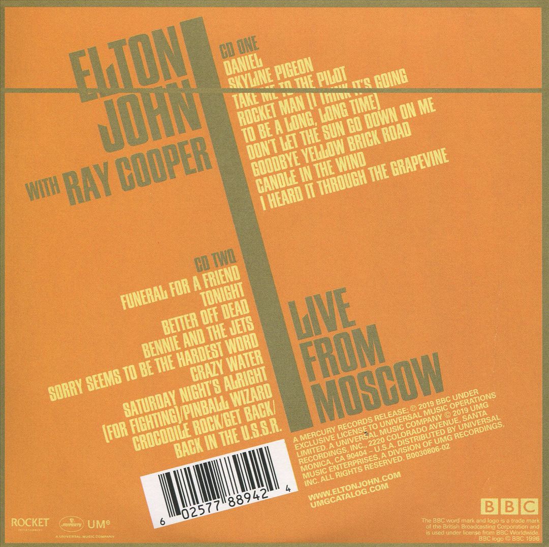 Live from Moscow 1979 cover art