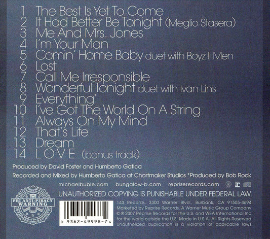 Call Me Irresponsible [Bonus Track] cover art