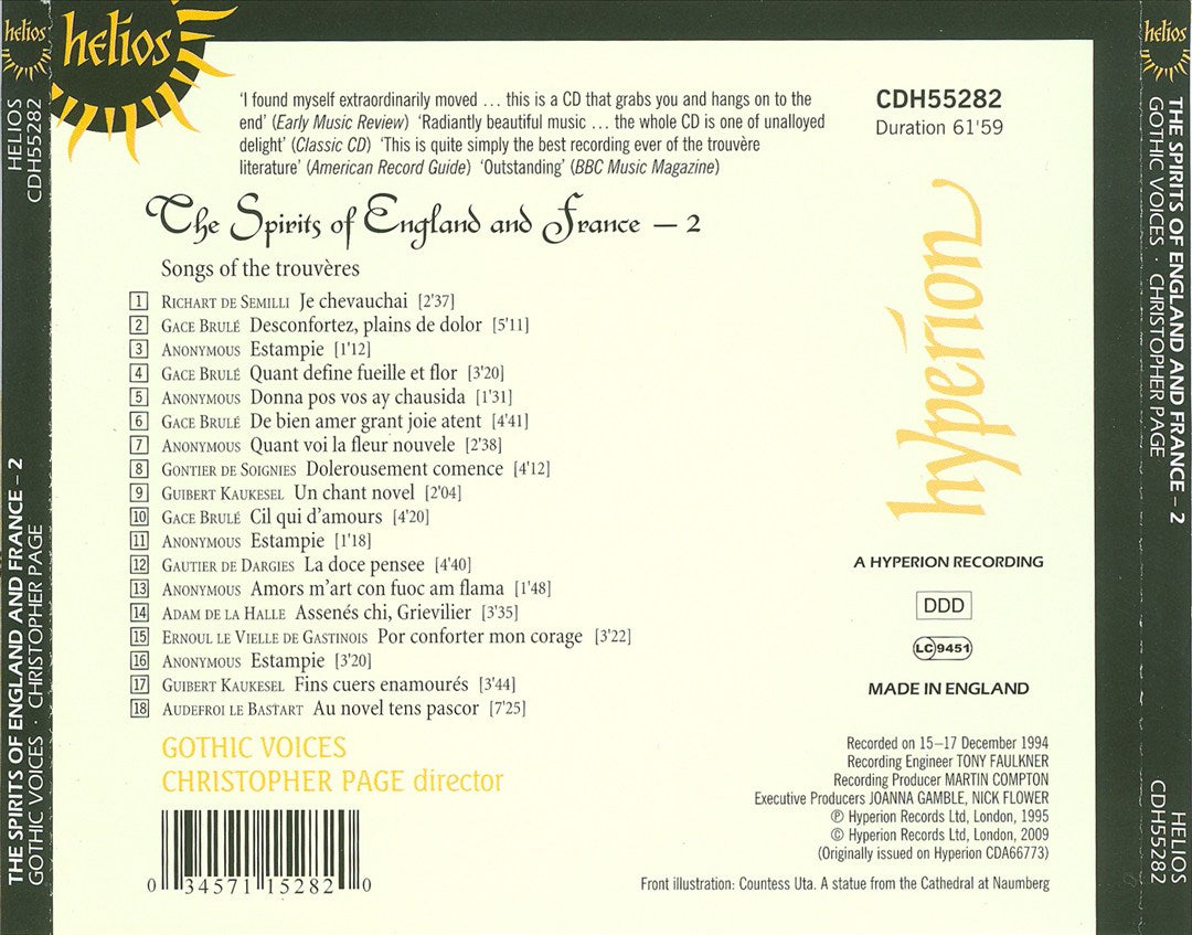 The Spirits of England and France, Vol. 2 cover art