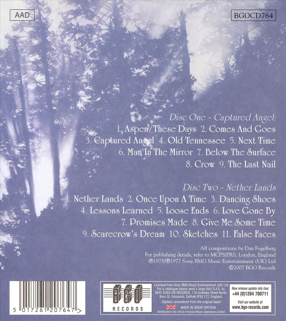 Captured Angel/Nether Lands cover art