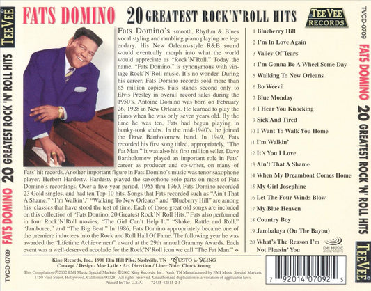 20 Greatest Rock 'N' Roll Hits cover art