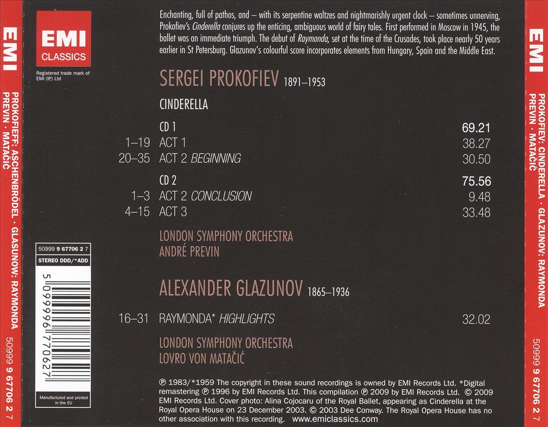 Prokofiev: Cinderella cover art