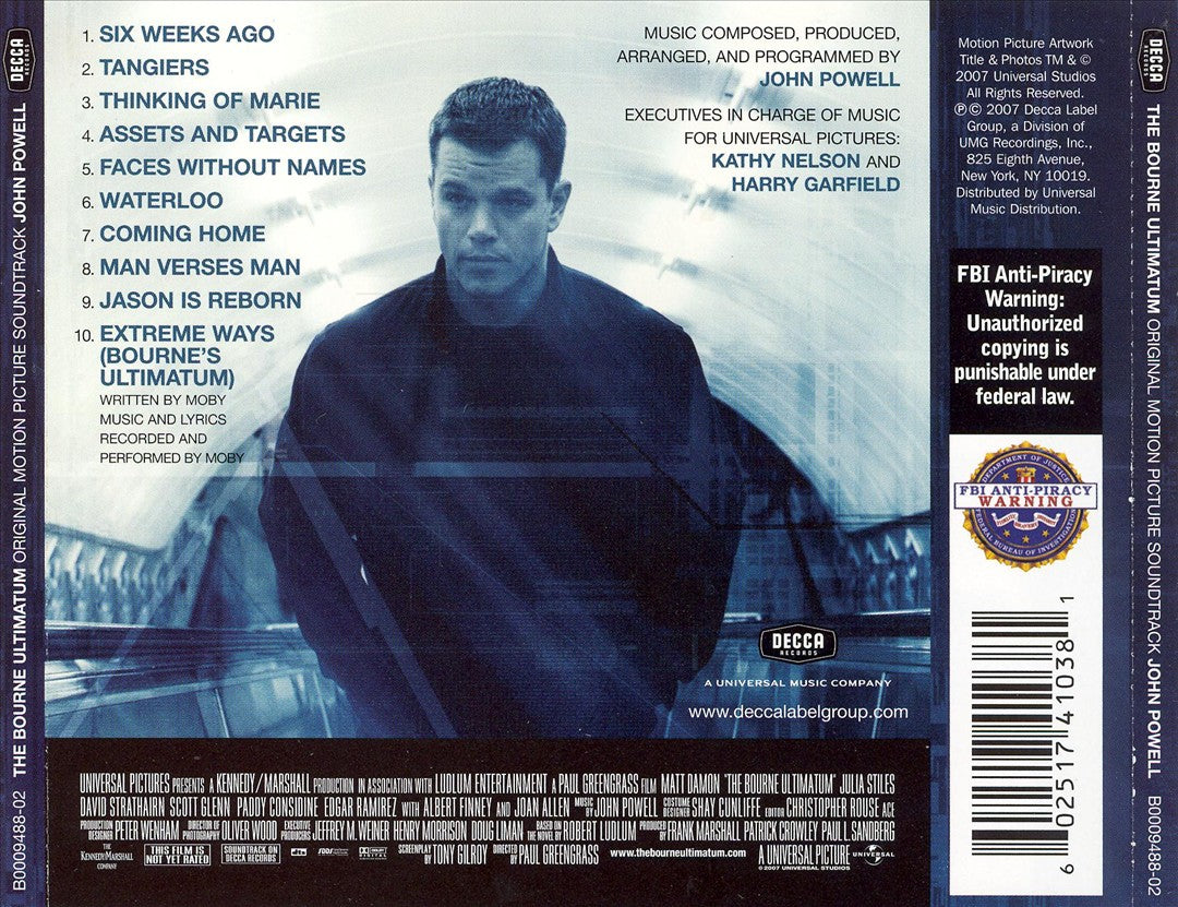 The Bourne Ultimatum cover art