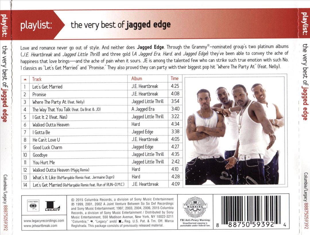 Playlist: The Very Best of Jagged Edge cover art
