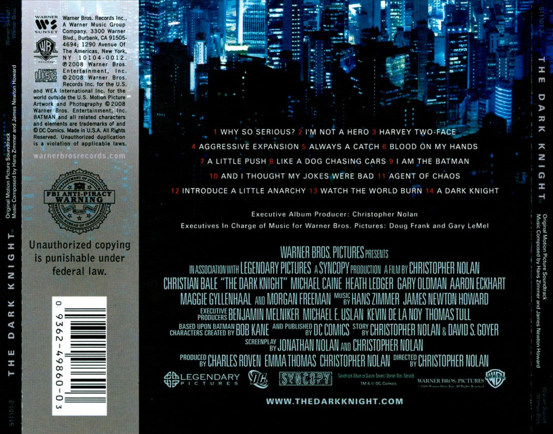 Dark Knight [Original Motion Picture Soundtrack] cover art