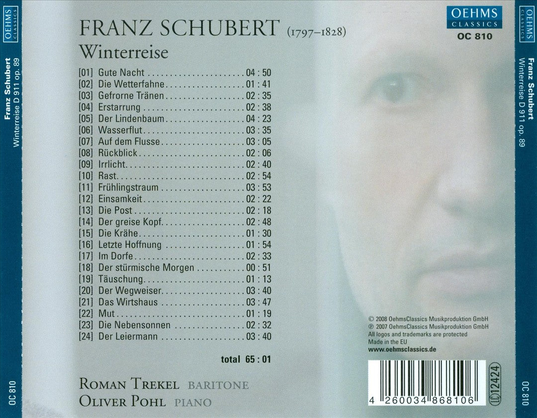 Schubert: Winterreise, D 911 cover art
