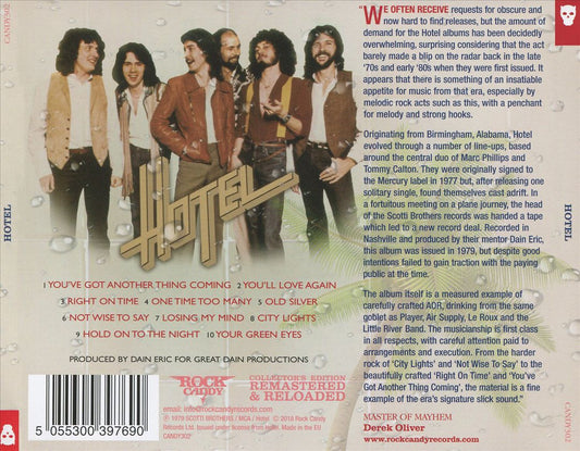Hotel cover art
