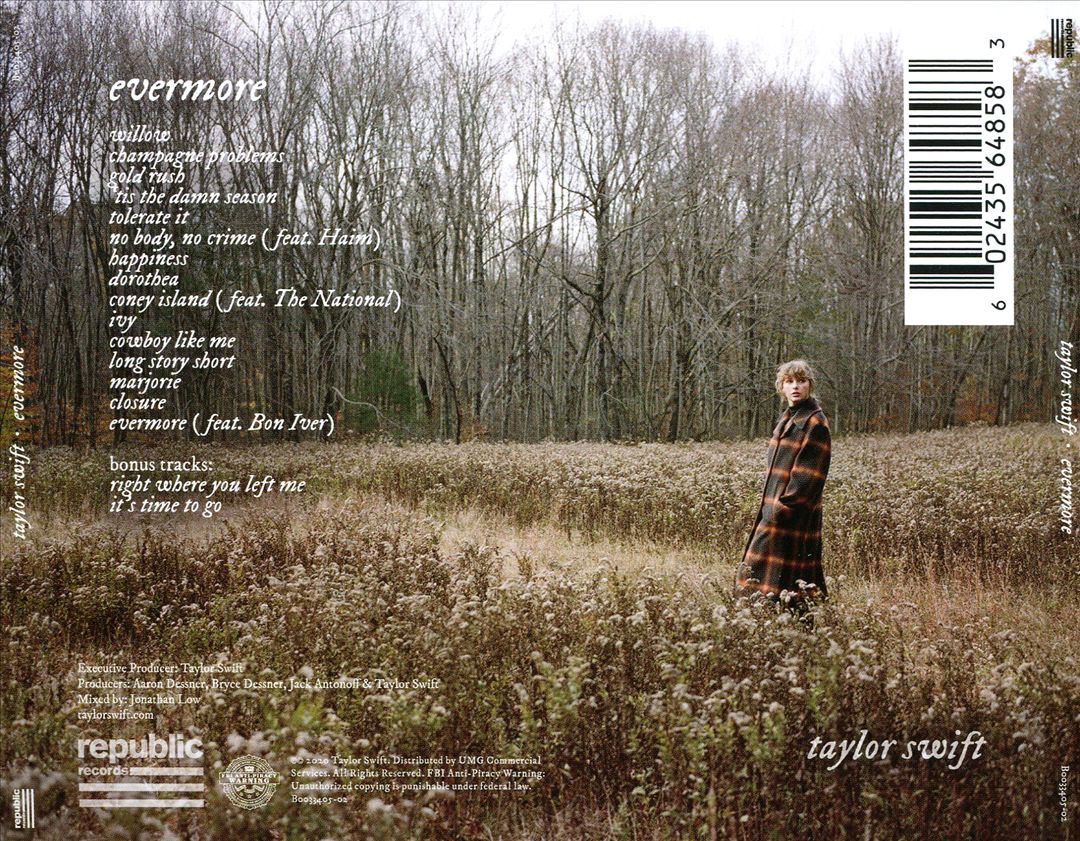 evermore [deluxe version] cover art