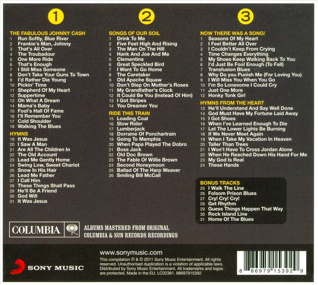 Real...Johnny Cash: The Ultimate Johnny Cash Collection [3-CD] cover art