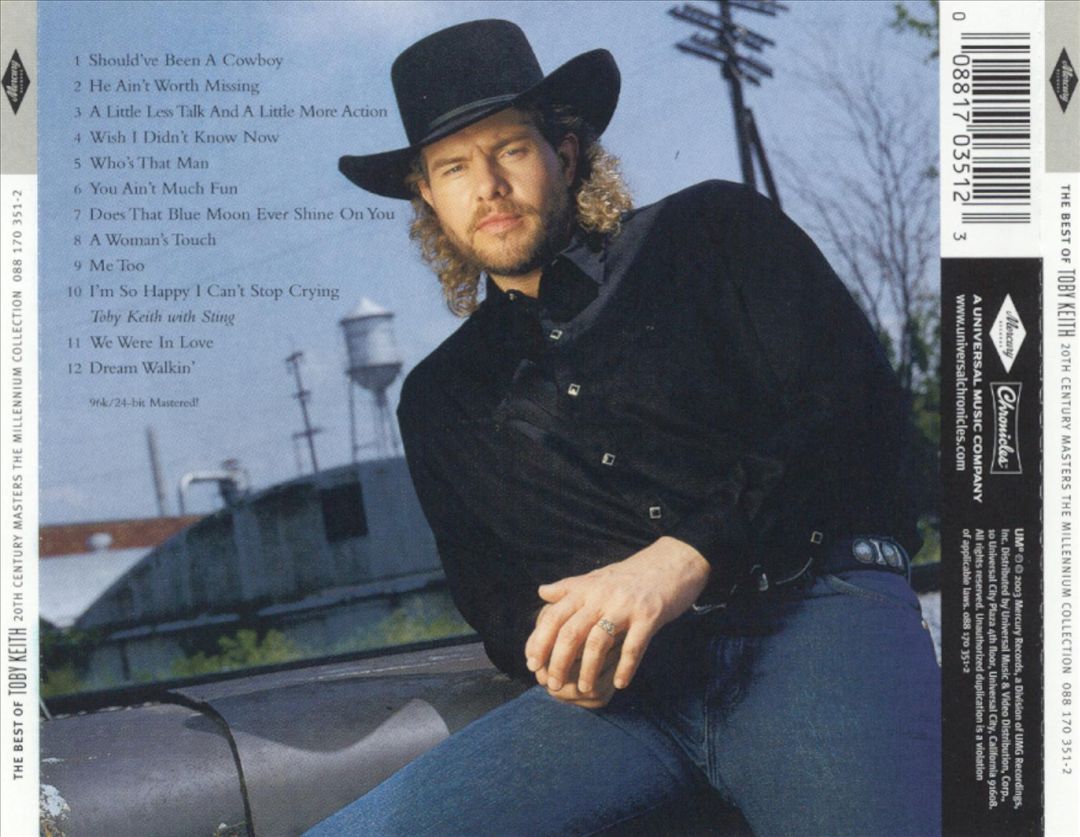 20th Century Masters: The Millennium Collection: Best of Toby Keith cover art