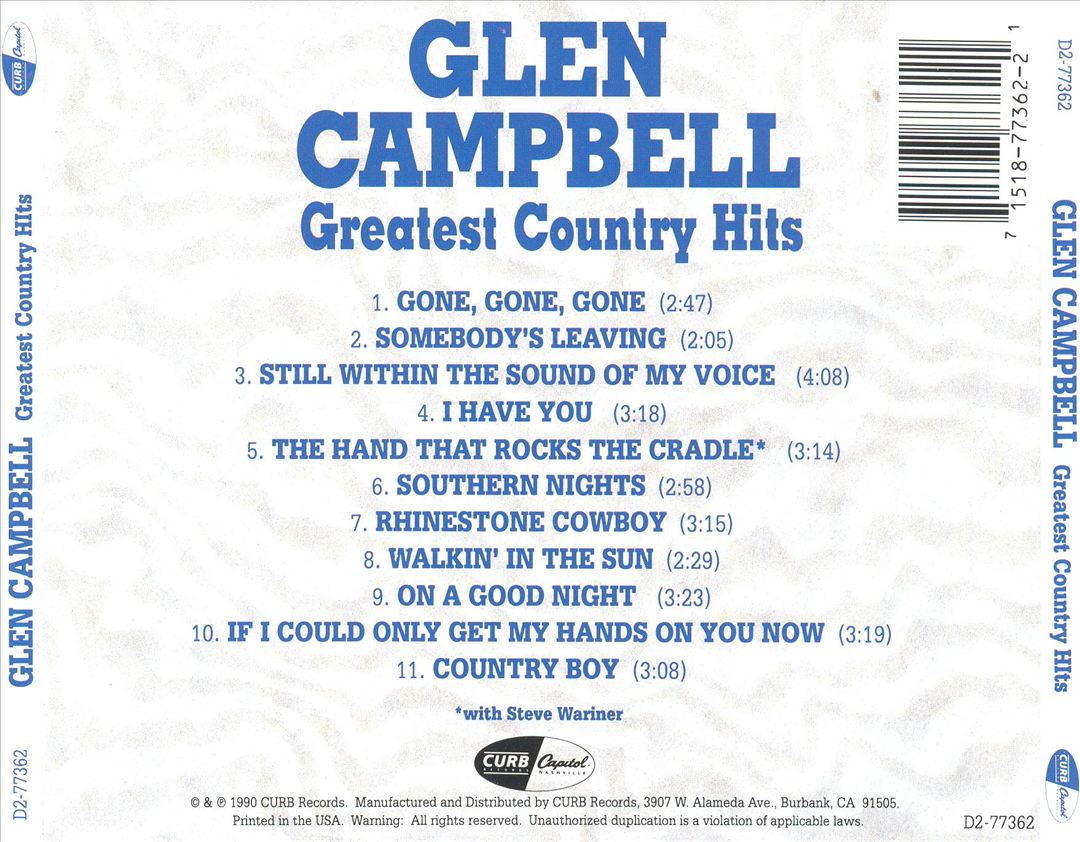 Greatest Country Hits cover art