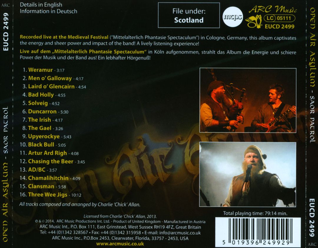Open Air Asylum cover art