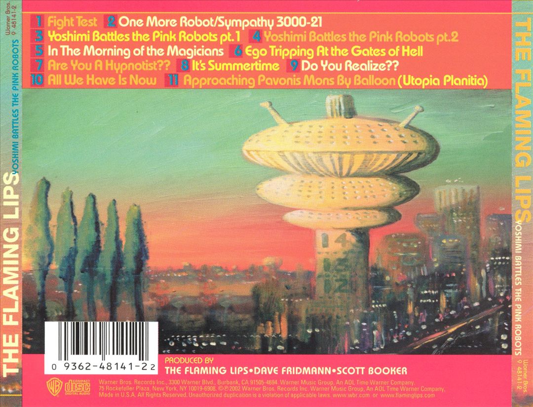 Yoshimi Battles the Pink Robots cover art