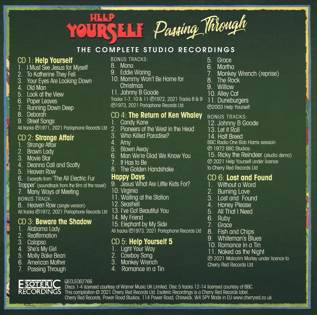 Passing Through: The Complete Studio Recordings cover art