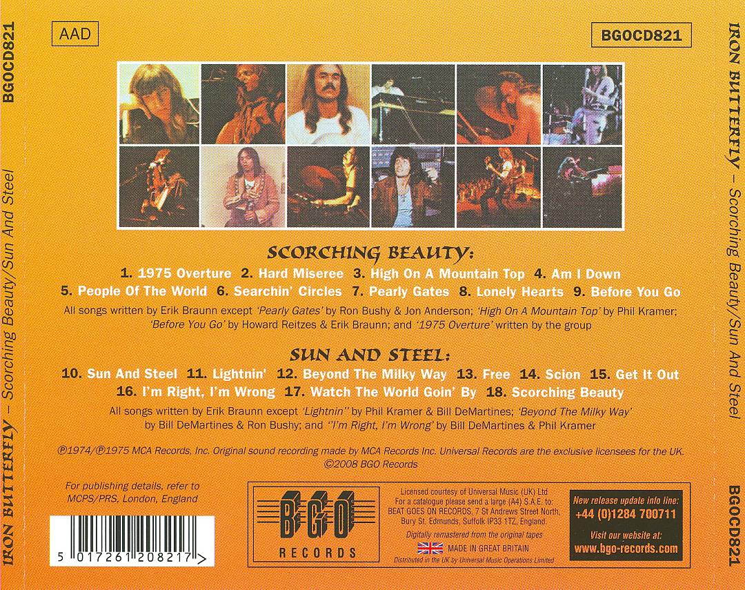 Scorching Beauty/Sun and Steel cover art