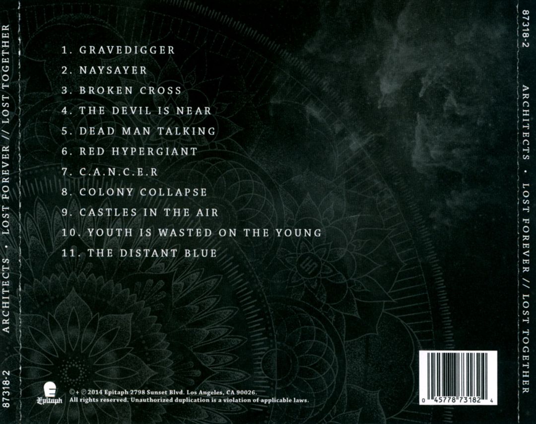 Lost Forever, Lost Together cover art