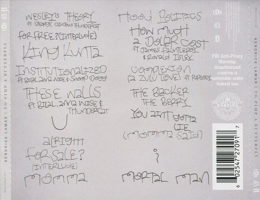 To Pimp a Butterfly cover art