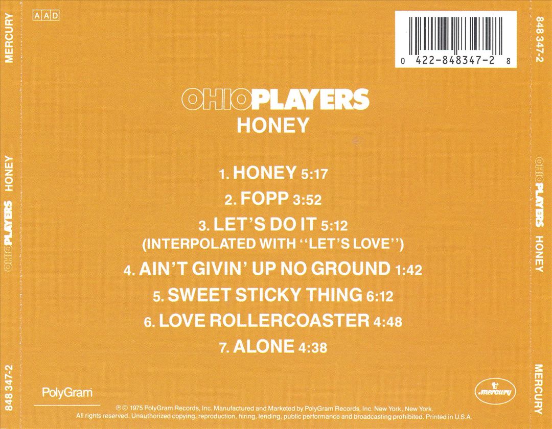 Honey cover art