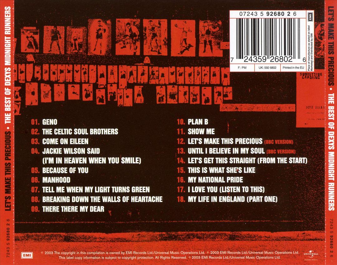 Let's Make This Precious: The Best of Dexys Midnight Runners cover art